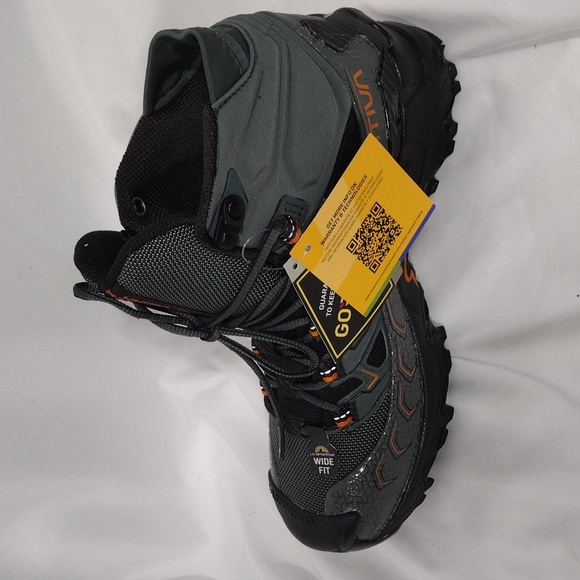 NWOB La Sportiva Carbon/Hawaiian Sun Ultra Raptor II Mid Wide GTX Boot Size 6 main image 12